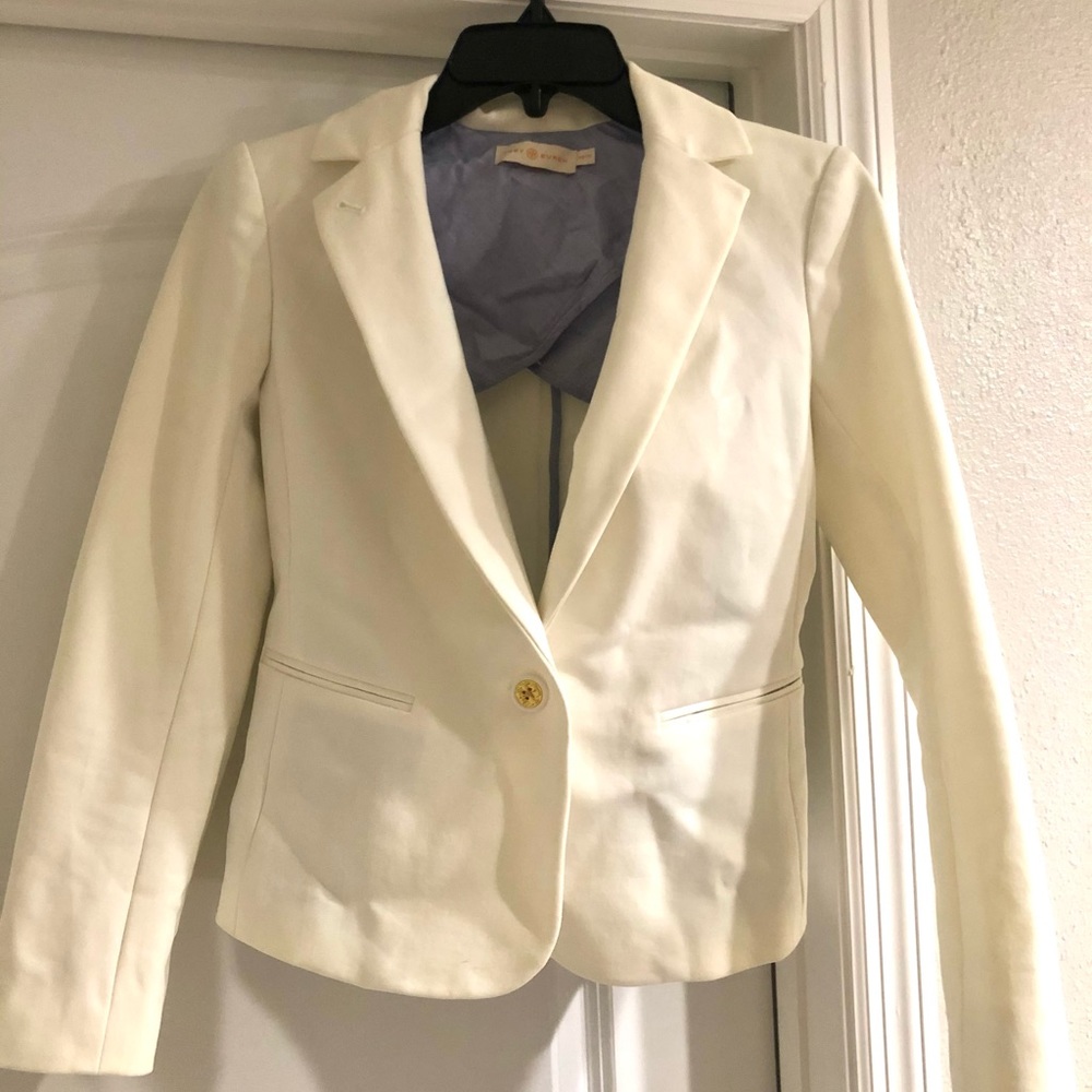 Tory Burch White Blazer